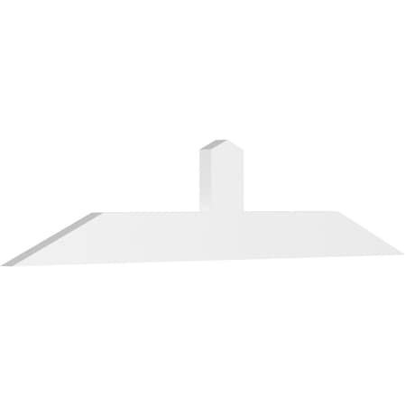 Ekena Millwork Portland Architectural Grade PVC Gable Bracket, 72"W x 15"H x 2"D x 6"F, 5/12 Pitch GBP072X15X0206POR00